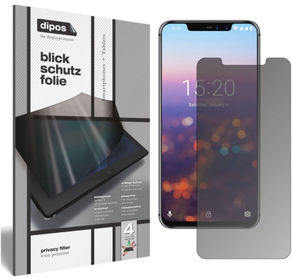 Blickschutzfolie für Umidigi Z2 matt Schutzfolie P (2)
