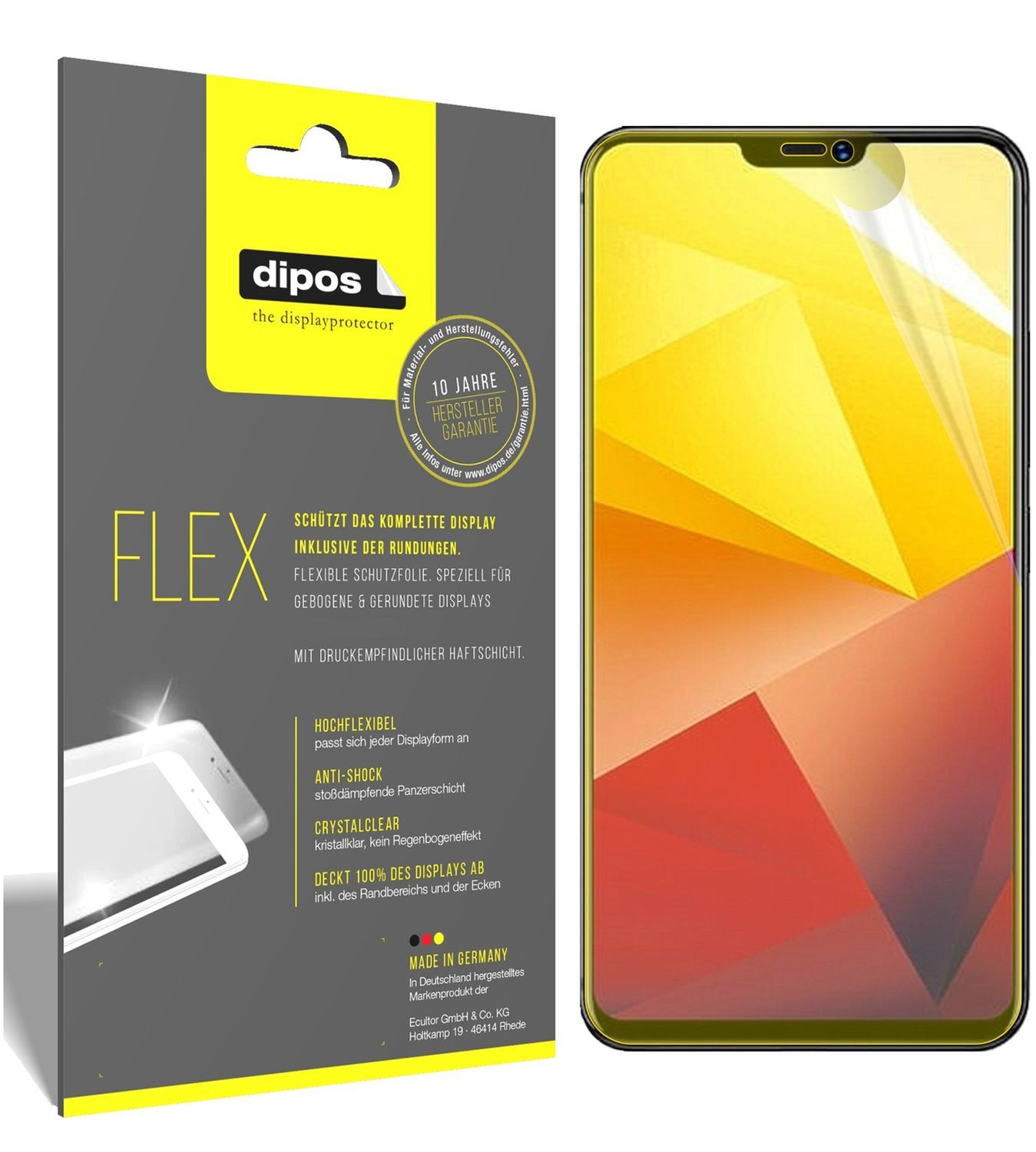 3x 3D Full Cover Schutzfolie für Vivo X21i (1)