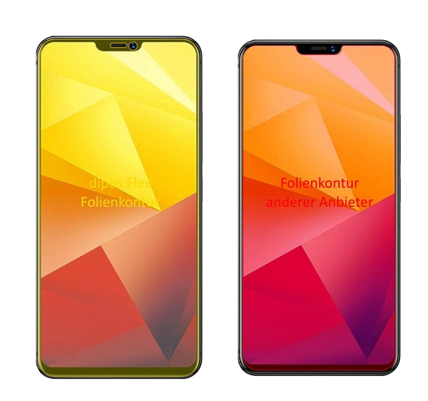 3x 3D Full Cover Schutzfolie für Vivo X21i (2)