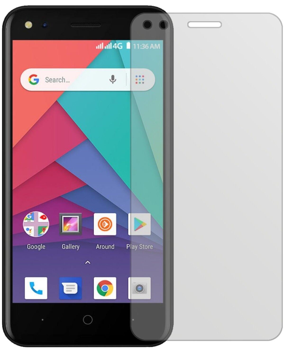 5x Schutzfolie matt für Micromax Bharat Go Display (1)