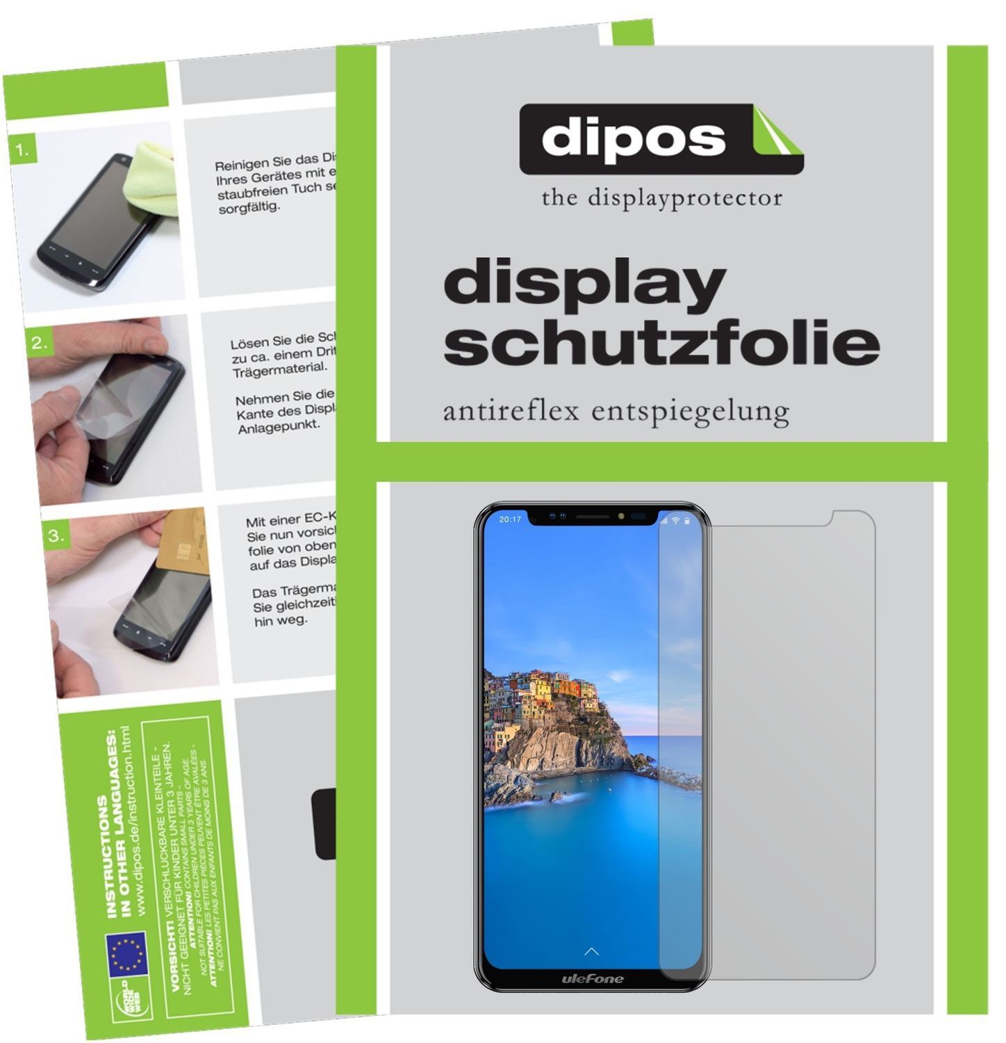 6x Schutzfolie matt für Ulefone X Display-Schutzfo (1)