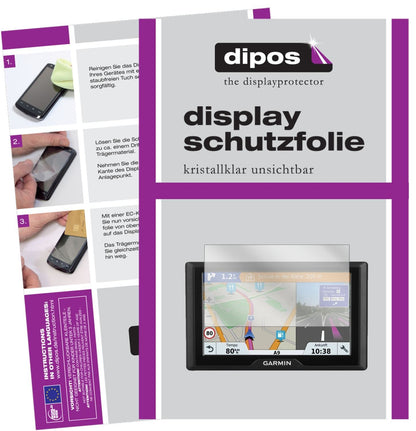 3x Schutzfolie klar für Garmin Drive 5S CE Display (1)