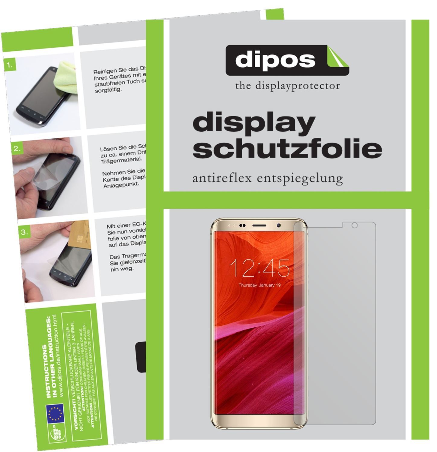 6x Schutzfolie matt für Meiigoo Mate 10 Display-Sc (1)