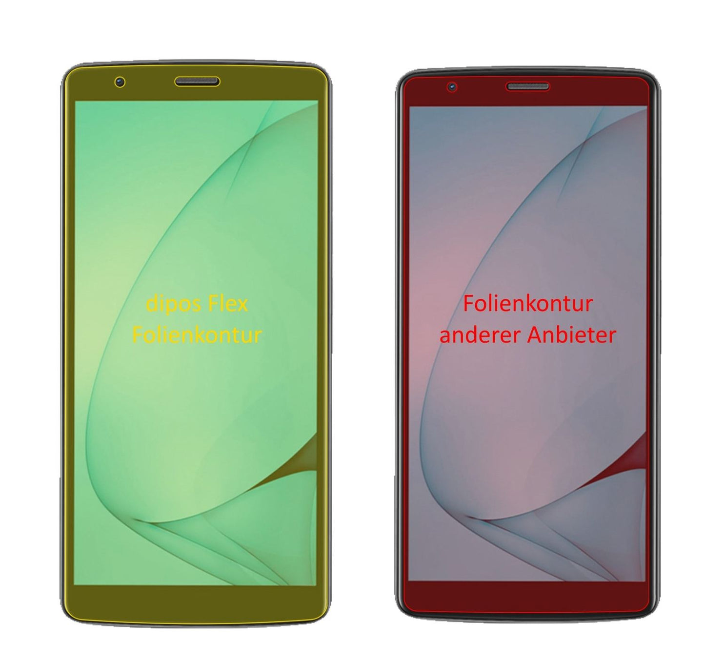 3x 3D Full Cover Schutzfolie für Blackview A20 (2)