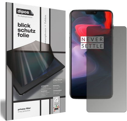 Blickschutzfolie für OnePlus 6 matt Schutzfolie Pr (1)