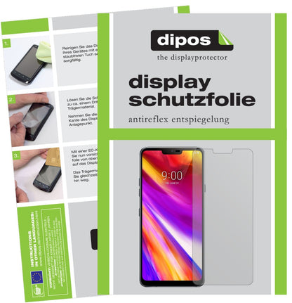 2x Schutzfolie matt für LG G7 ThinQ Display-Schutz (1)