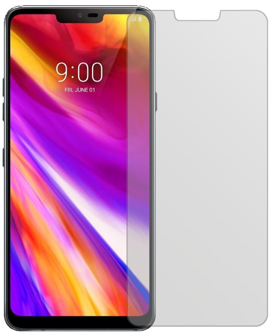 2x Schutzfolie matt für LG G7 ThinQ Display-Schutz (2)