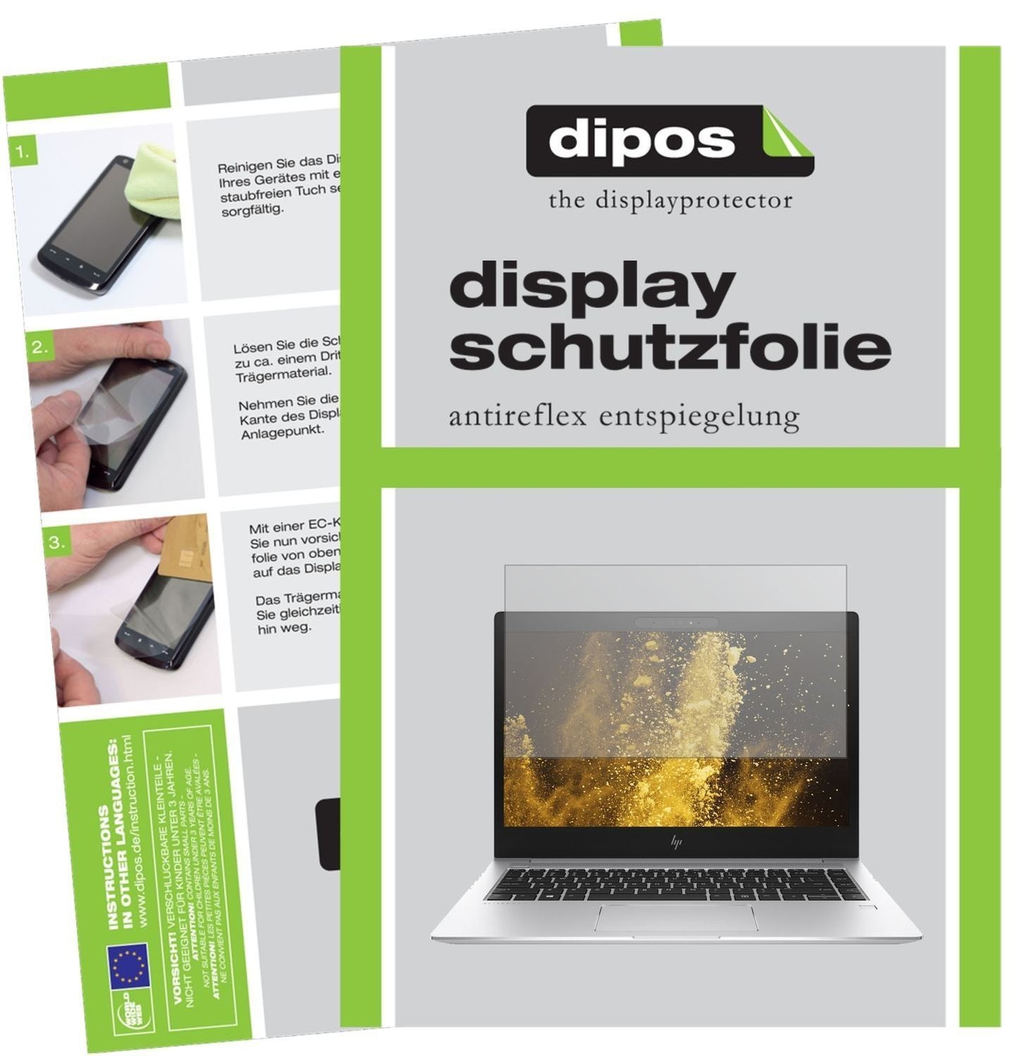 2x Schutzfolie matt für HP EliteBook 1040 G4 Displ (1)
