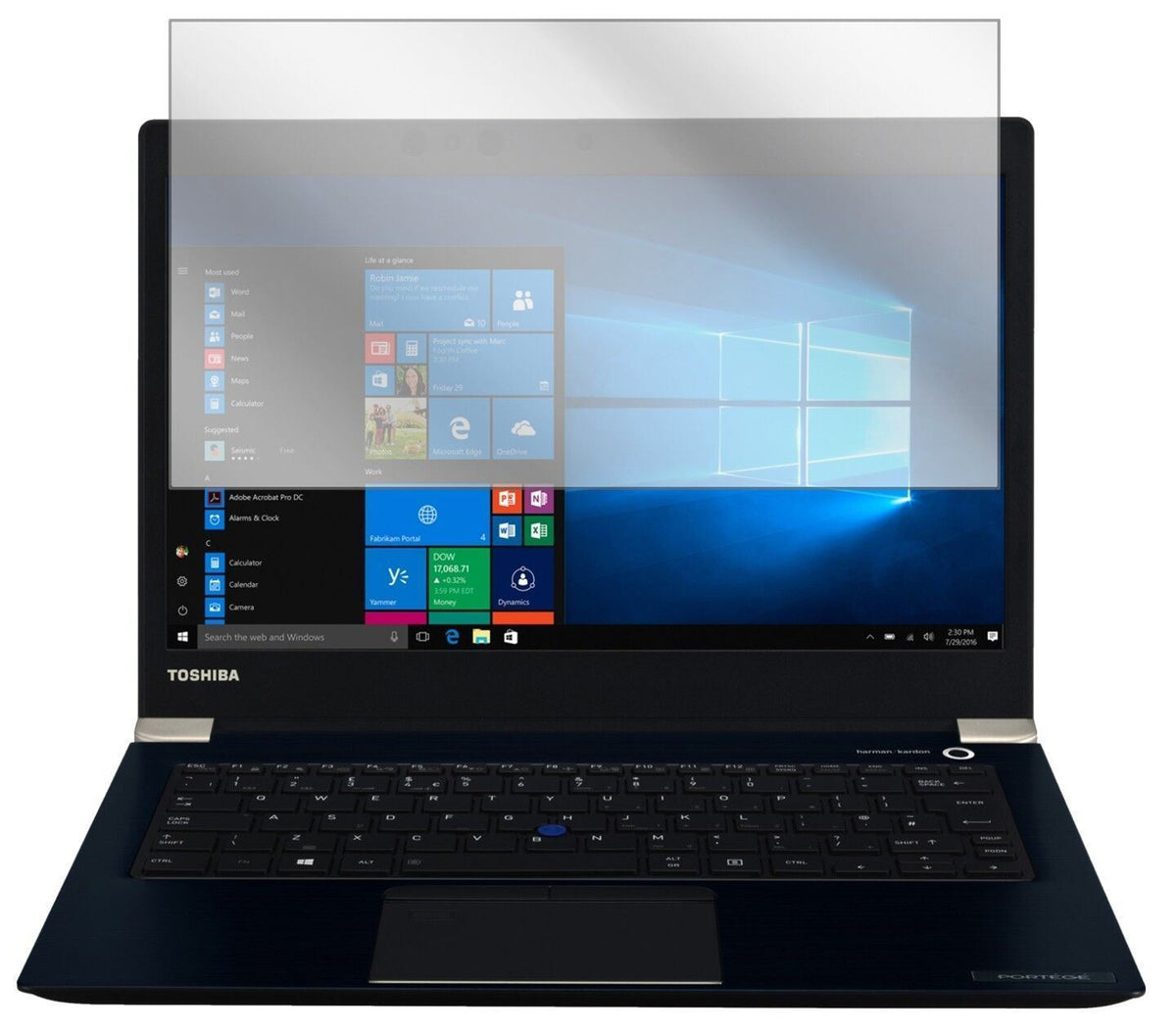 1x Schutzfolie klar für Toshiba Portege X30 D121 D (1)