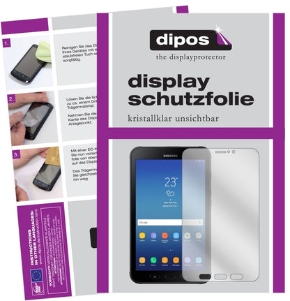 1x Schutzfolie klar für Samsung Galaxy Tab Active  (2)