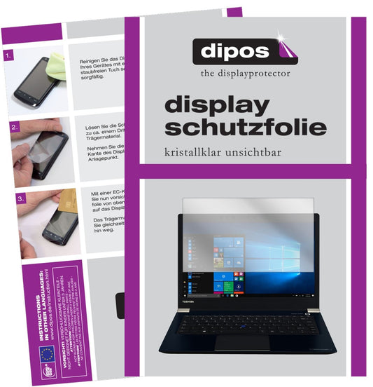 2x Schutzfolie klar für Toshiba Portege X30 D121 D (1)