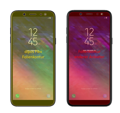 3x 3D Full Cover Schutzfolie für Samsung Galaxy A6 (2)
