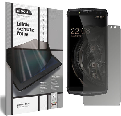 Blickschutzfolie für Ulefone Power 5 matt Schutzfo (2)