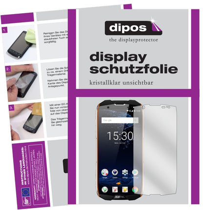 6x Schutzfolie klar für Oukitel WP5000 Display-Sch (1)