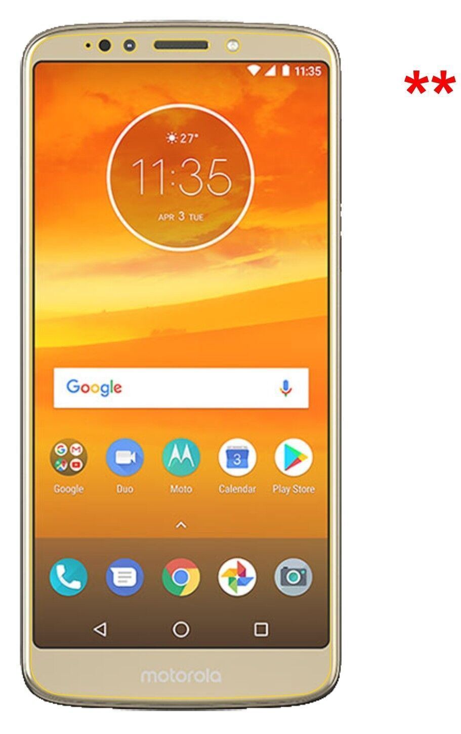 5x Schutzfolie klar für Motorola Moto E5 Plus Disp (5)