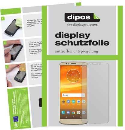 1x Schutzfolie matt für Motorola Moto E5 Display-S (2)