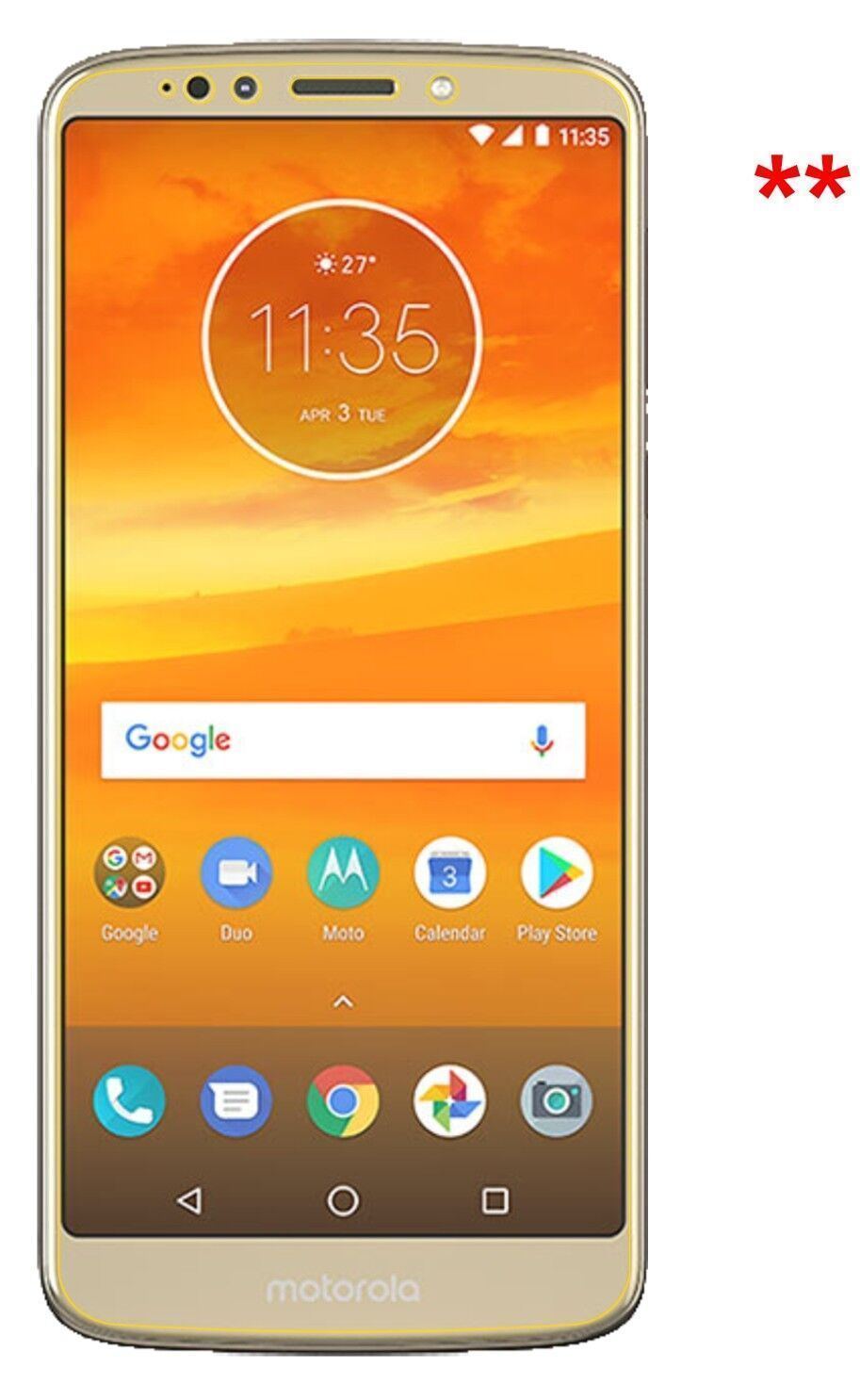 1x Schutzfolie matt für Motorola Moto E5 Display-S (6)