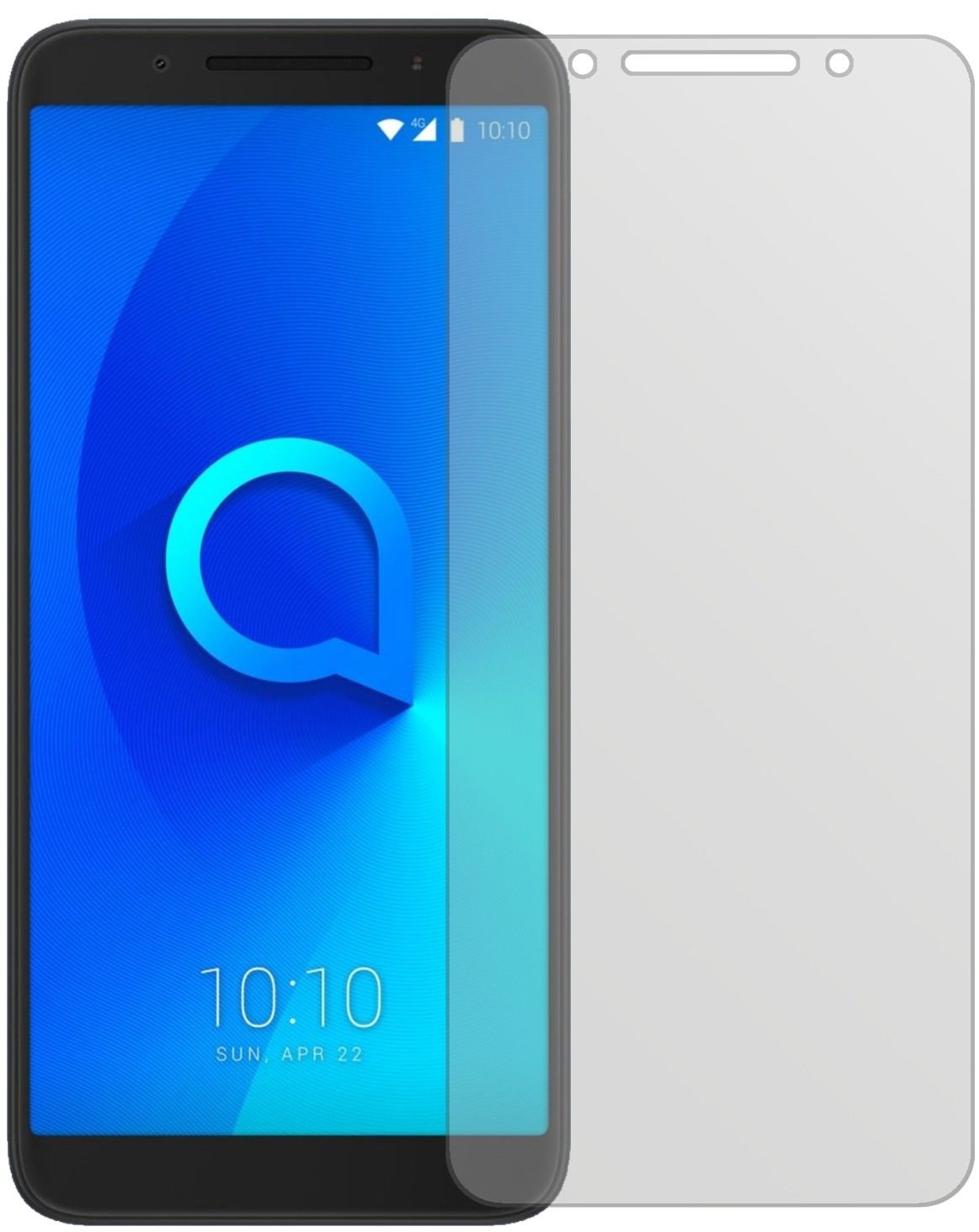 6x Schutzfolie matt für Alcatel 3 Display-Schutzfo (2)