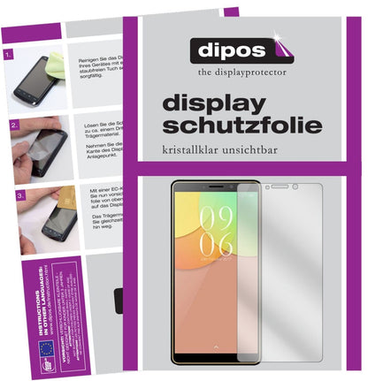 5x Schutzfolie klar für Elephone A2 Display-Schutz (2)