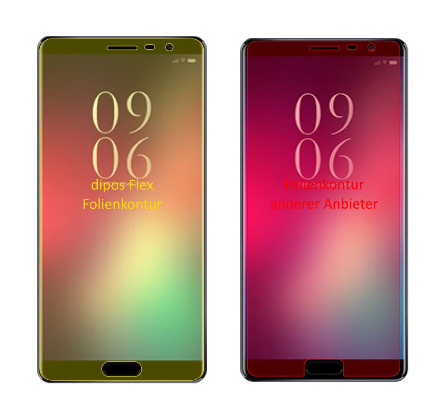 3x 3D Full Cover Schutzfolie für Elephone C9 (2)