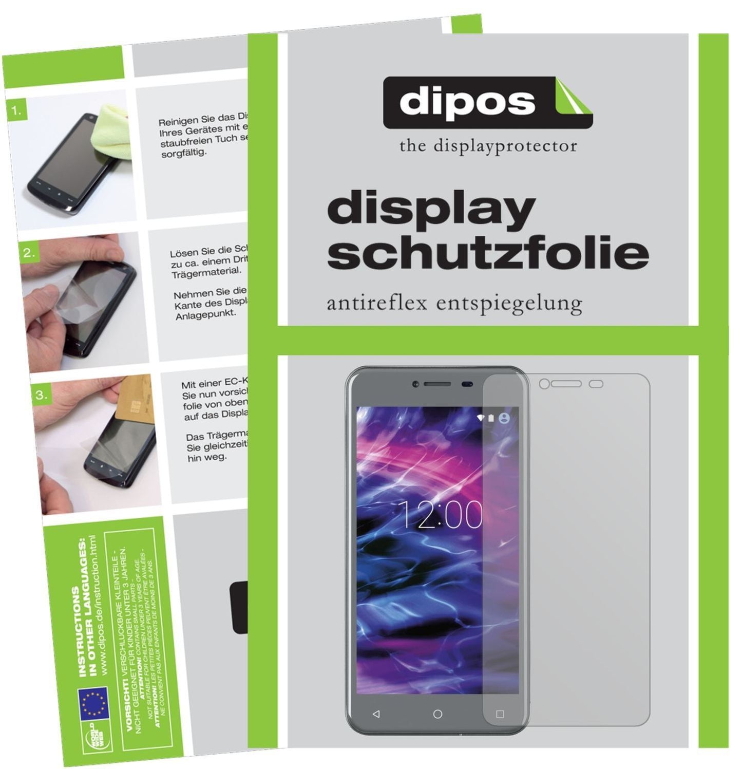6x Schutzfolie matt für Medion Life E5008 Display- (1)