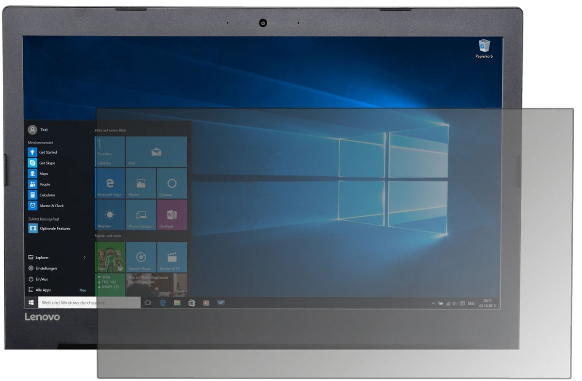 Blickschutzfolie für Lenovo Ideapad 320 (17.3 Zoll (1)