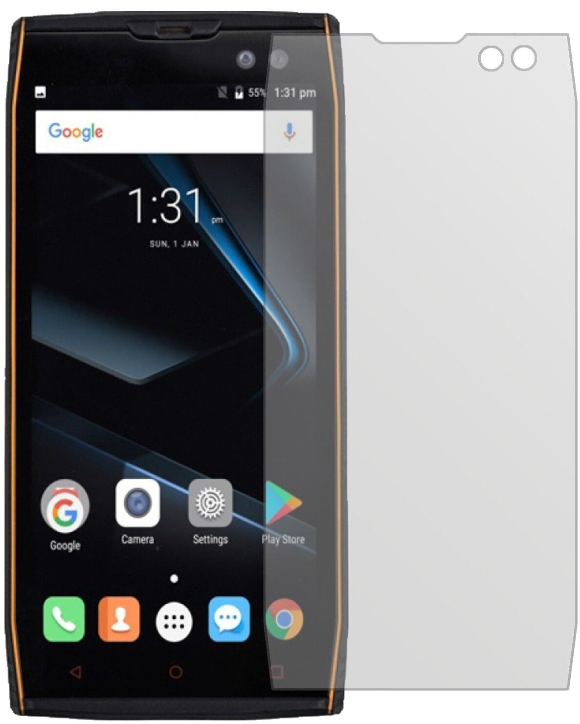 5x Schutzfolie matt für Doogee S50 Display-Schutzf (1)