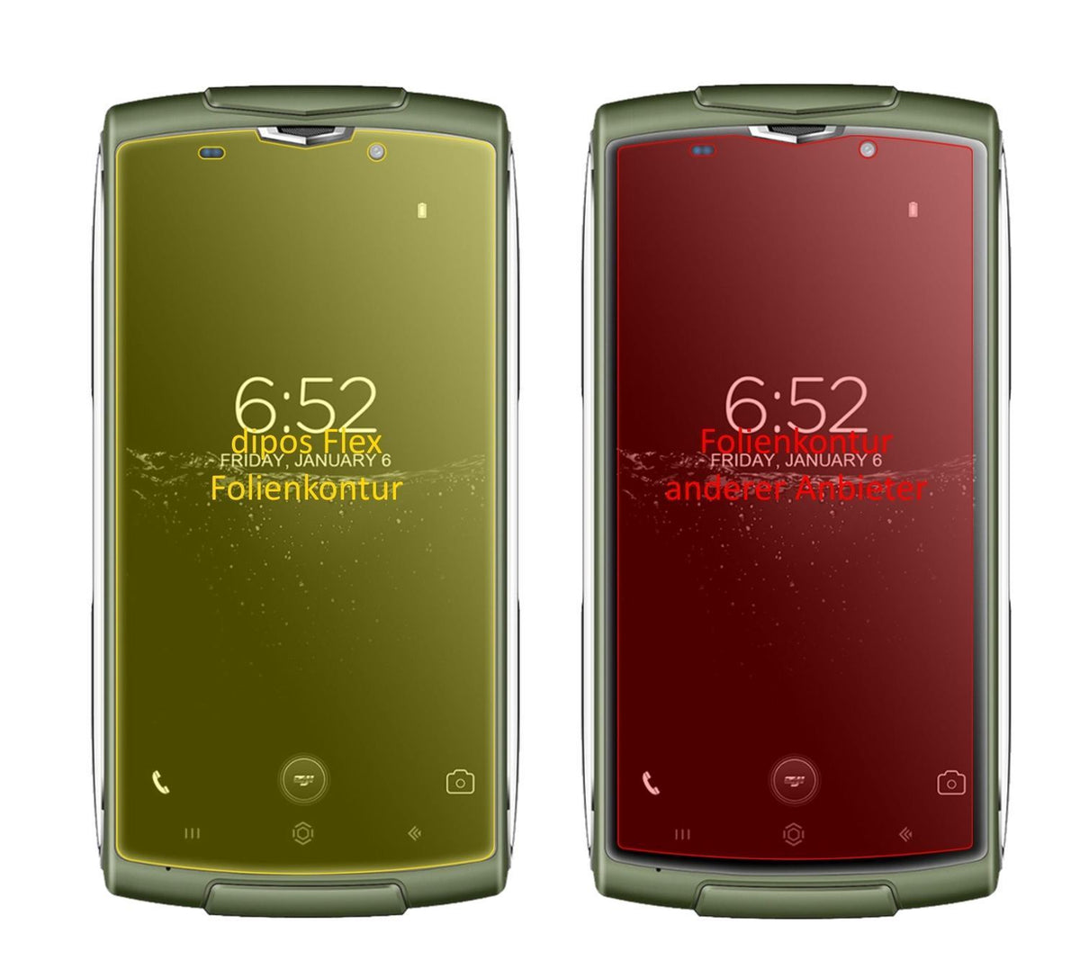 3x 3D Full Cover Schutzfolie für Homtom Zoji Z7 (2)