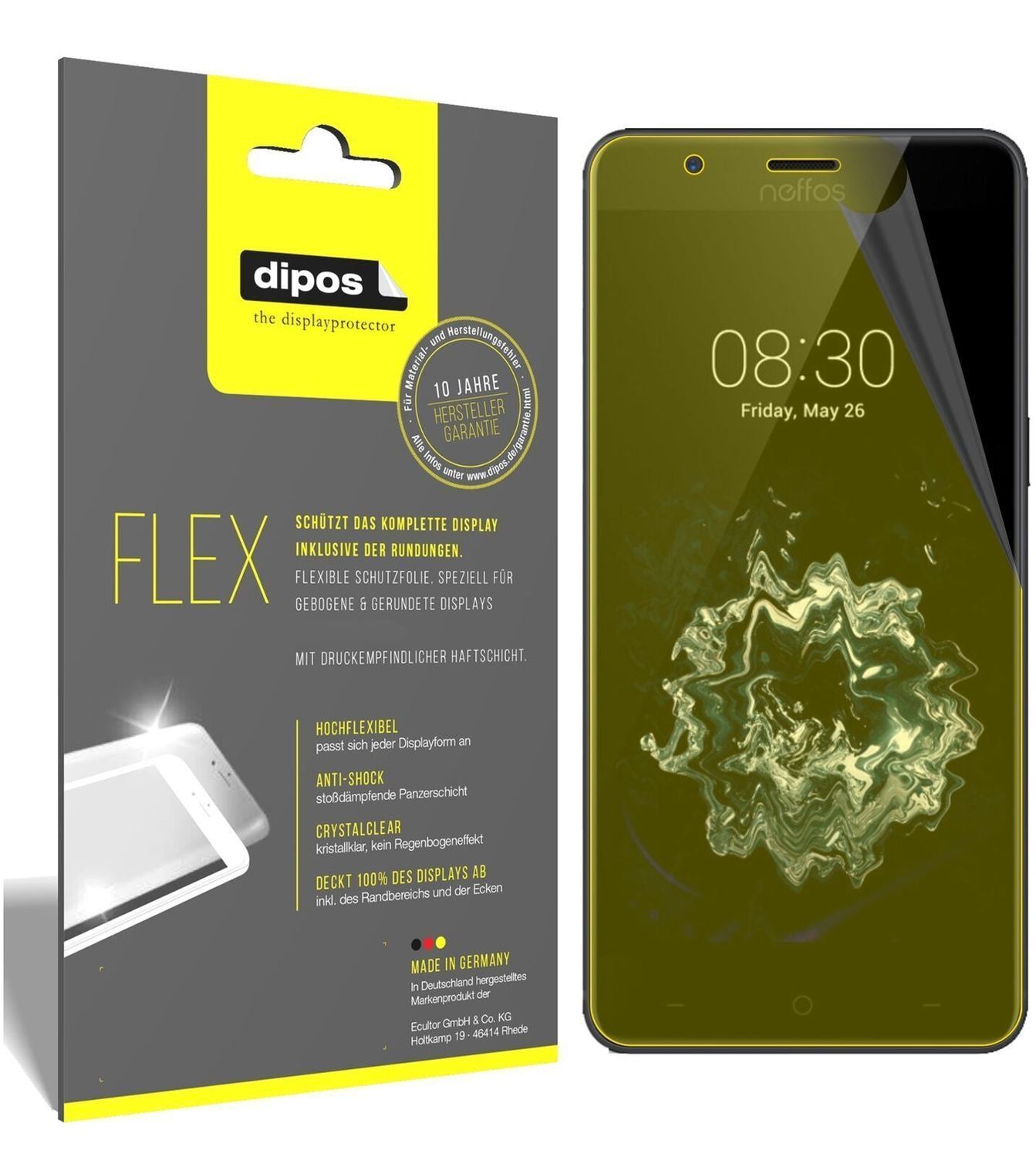2x 3D Full Cover Schutzfolie für TP-Link Neffos N1 (2)
