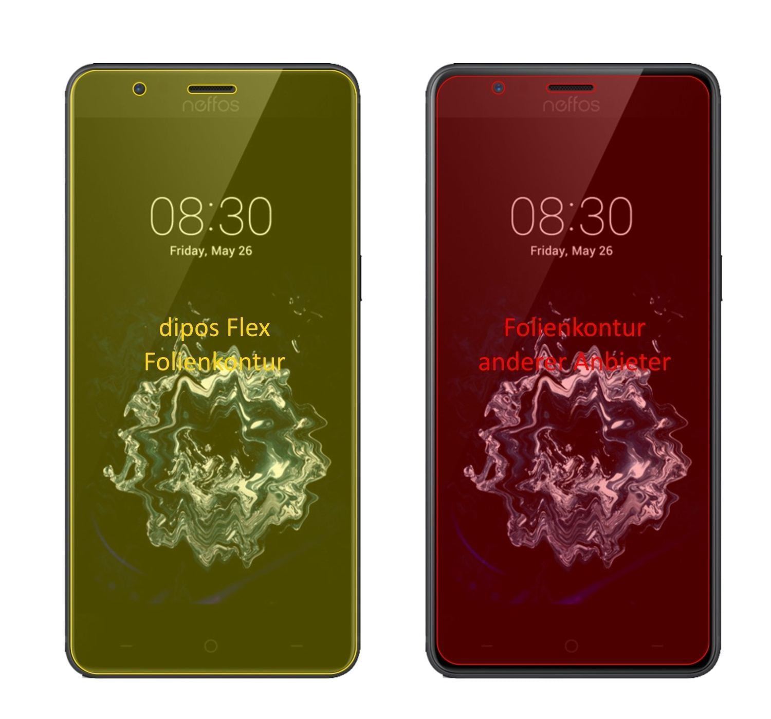 3x 3D Full Cover Schutzfolie für TP-Link Neffos N1 (2)