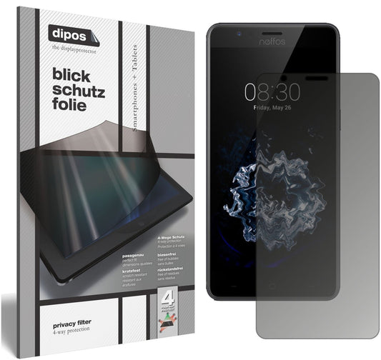 Blickschutzfolie für TP-Link Neffos N1 matt Schutz (1)