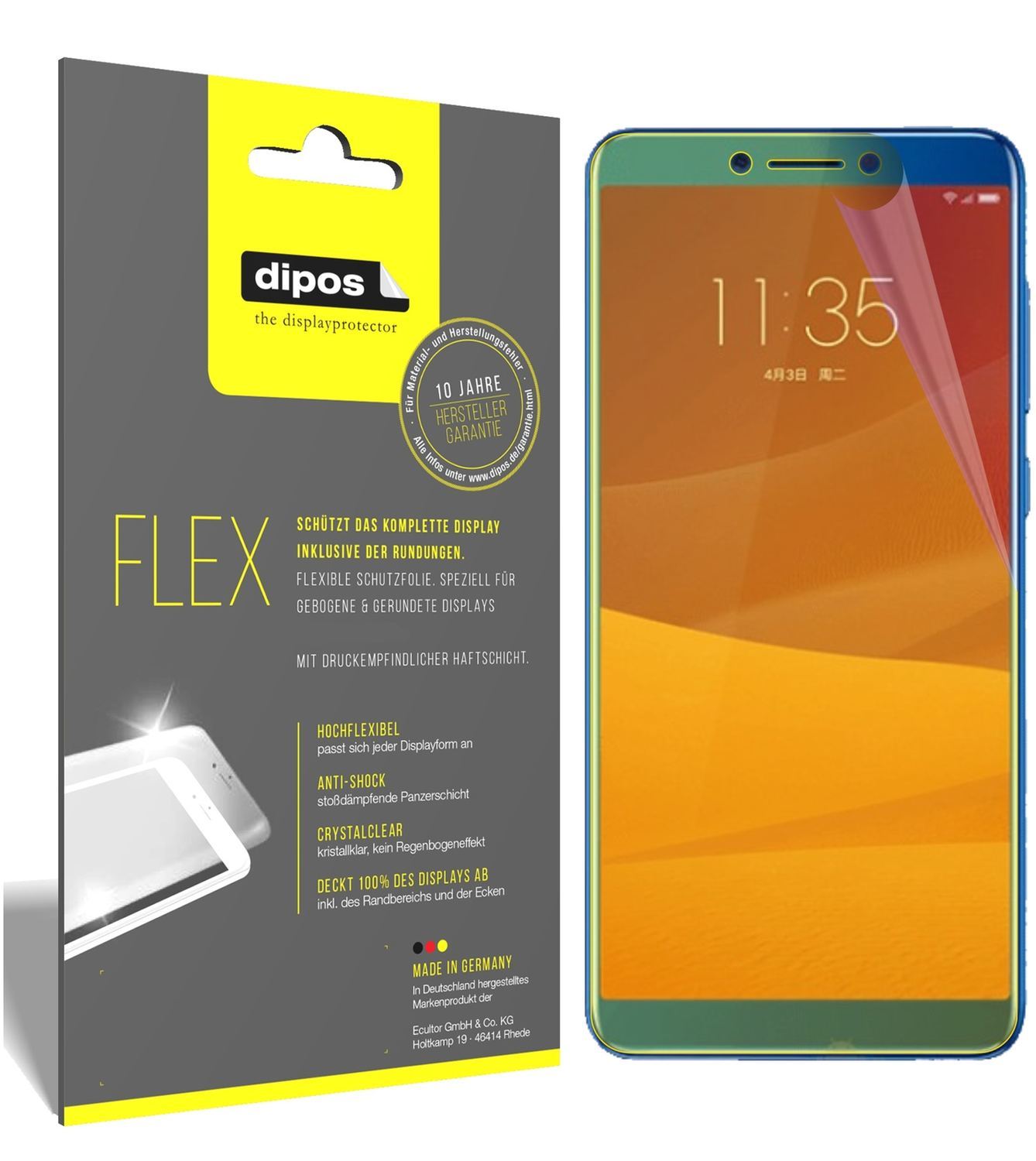 3x 3D Full Cover Schutzfolie für Lenovo K5 Play (1)