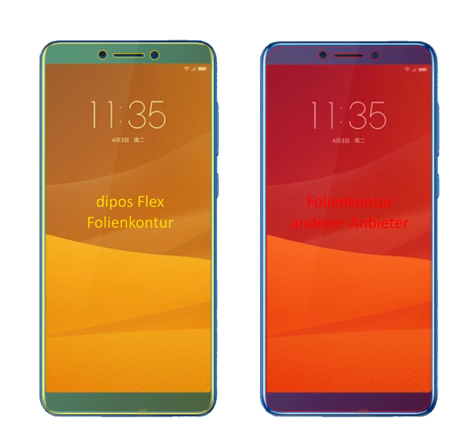 3x 3D Full Cover Schutzfolie für Lenovo K5 Play (2)