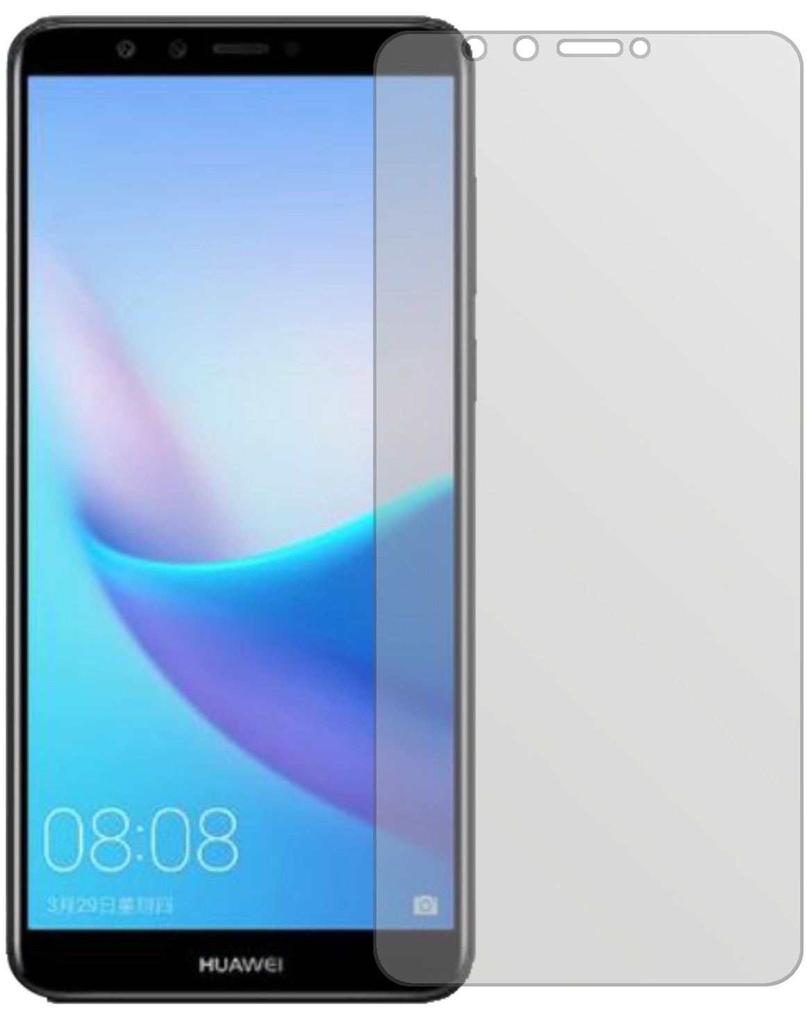 6x Schutzfolie matt für Huawei Enjoy 8 Display-Sch (2)