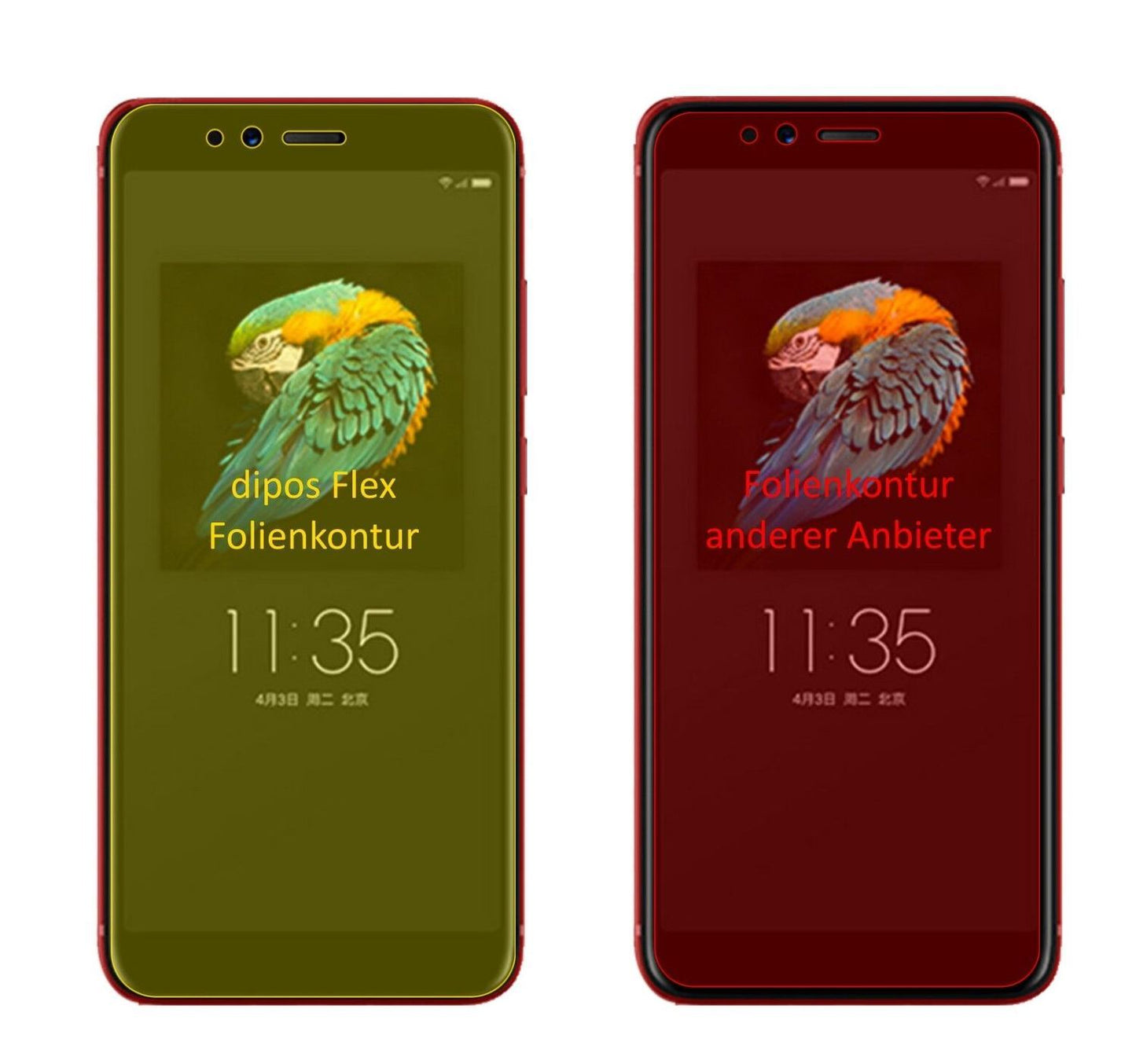 2x 3D Full Cover Schutzfolie für Lenovo S5 (2018) (1)