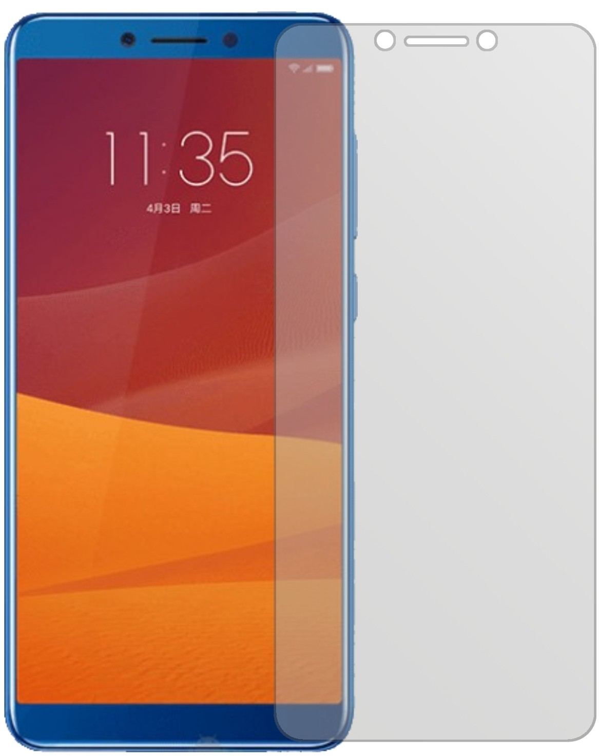 6x Schutzfolie matt für Lenovo K5 (2018) Display-S (2)