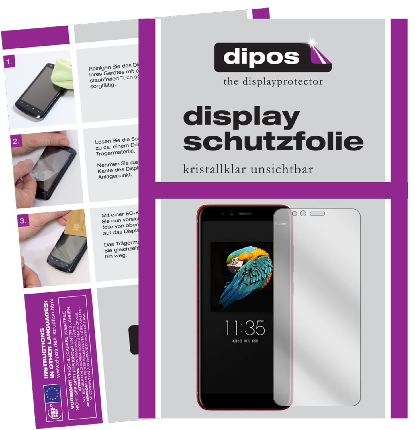 6x Schutzfolie klar für Lenovo S5 (2018) Display-S (1)