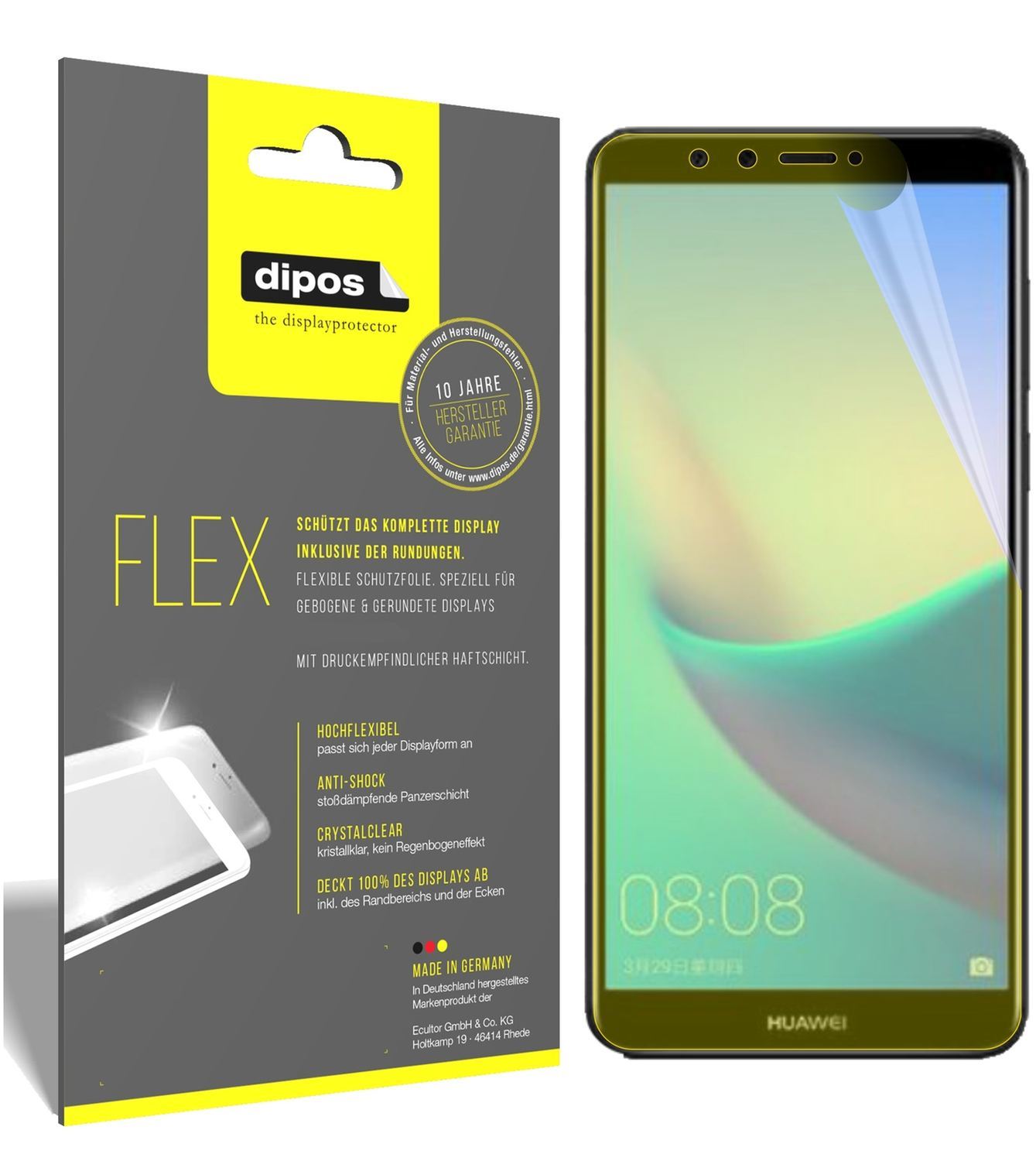3x 3D Full Cover Schutzfolie für Huawei Enjoy 8e (1)