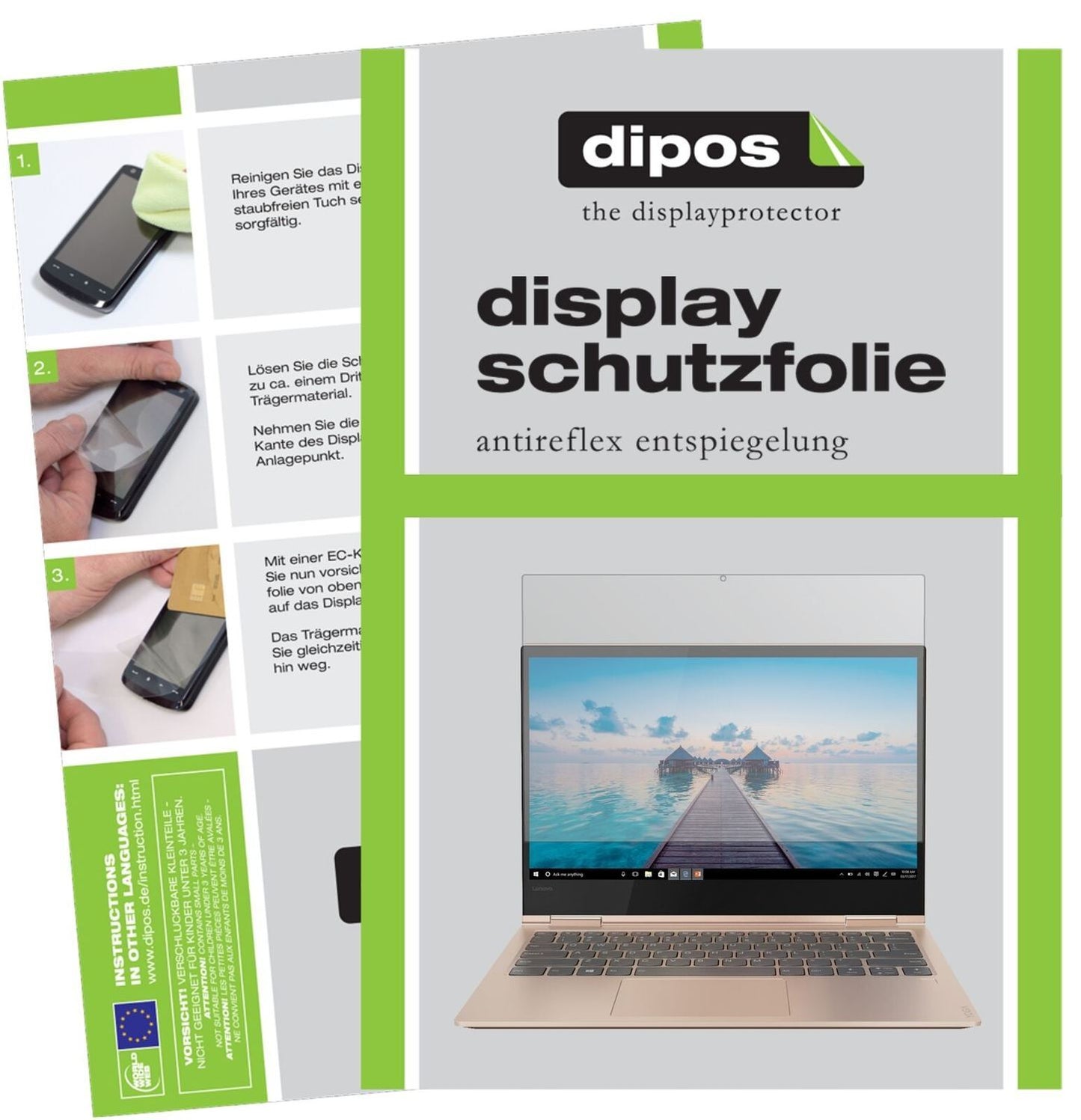 1x Schutzfolie matt für Lenovo Yoga 730-13IKB (13. (2)