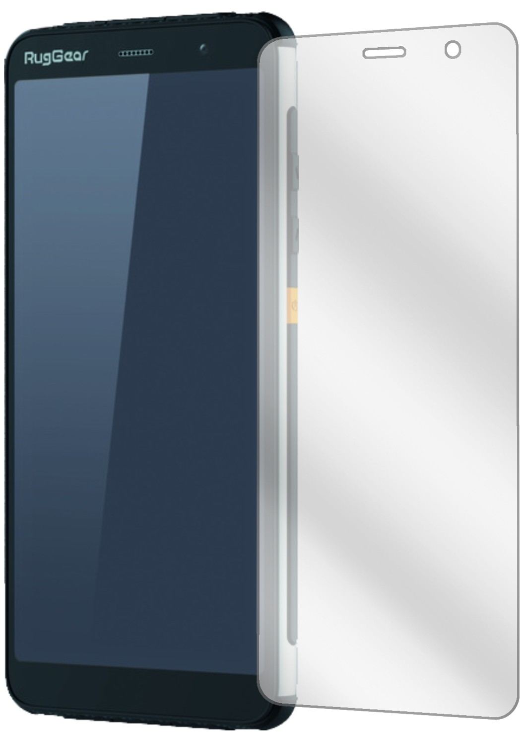 2x Schutzfolie klar für RugGear RG850 Display-Schu (2)