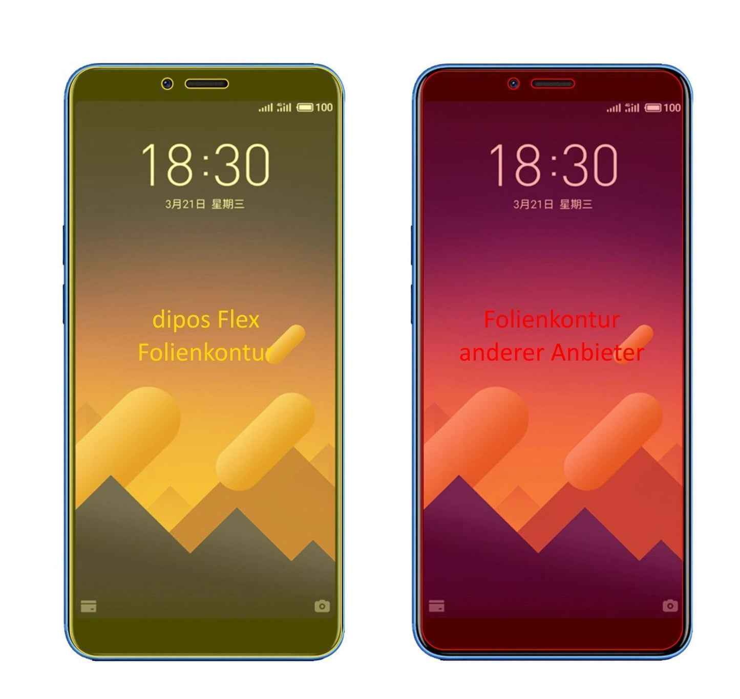3x 3D Full Cover Schutzfolie für Meizu E3 (2)