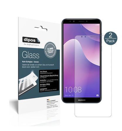 2x 9H Schutzfolie matt für Huawei Y7 Prime (2018)  (1)
