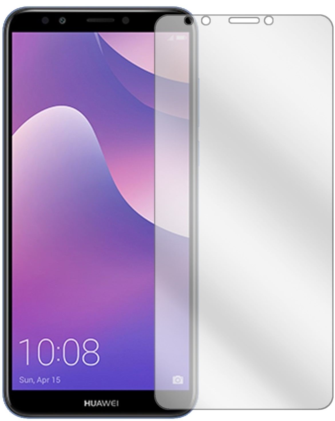 6x Schutzfolie klar für Huawei Y7 Prime (2018) Dis (2)