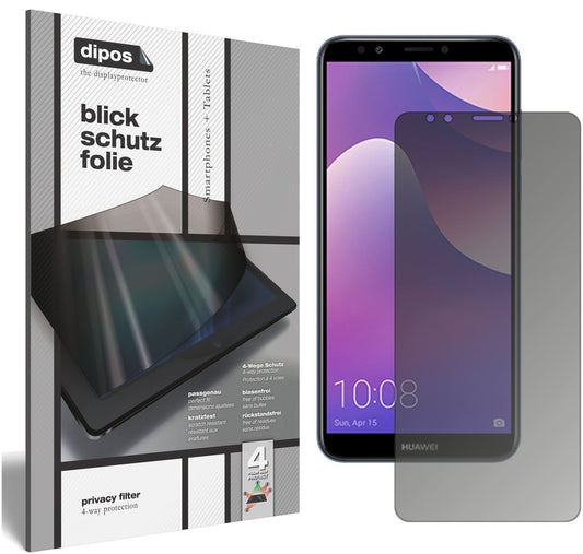 Blickschutzfolie für Huawei Y7 Prime (2018) matt S (1)