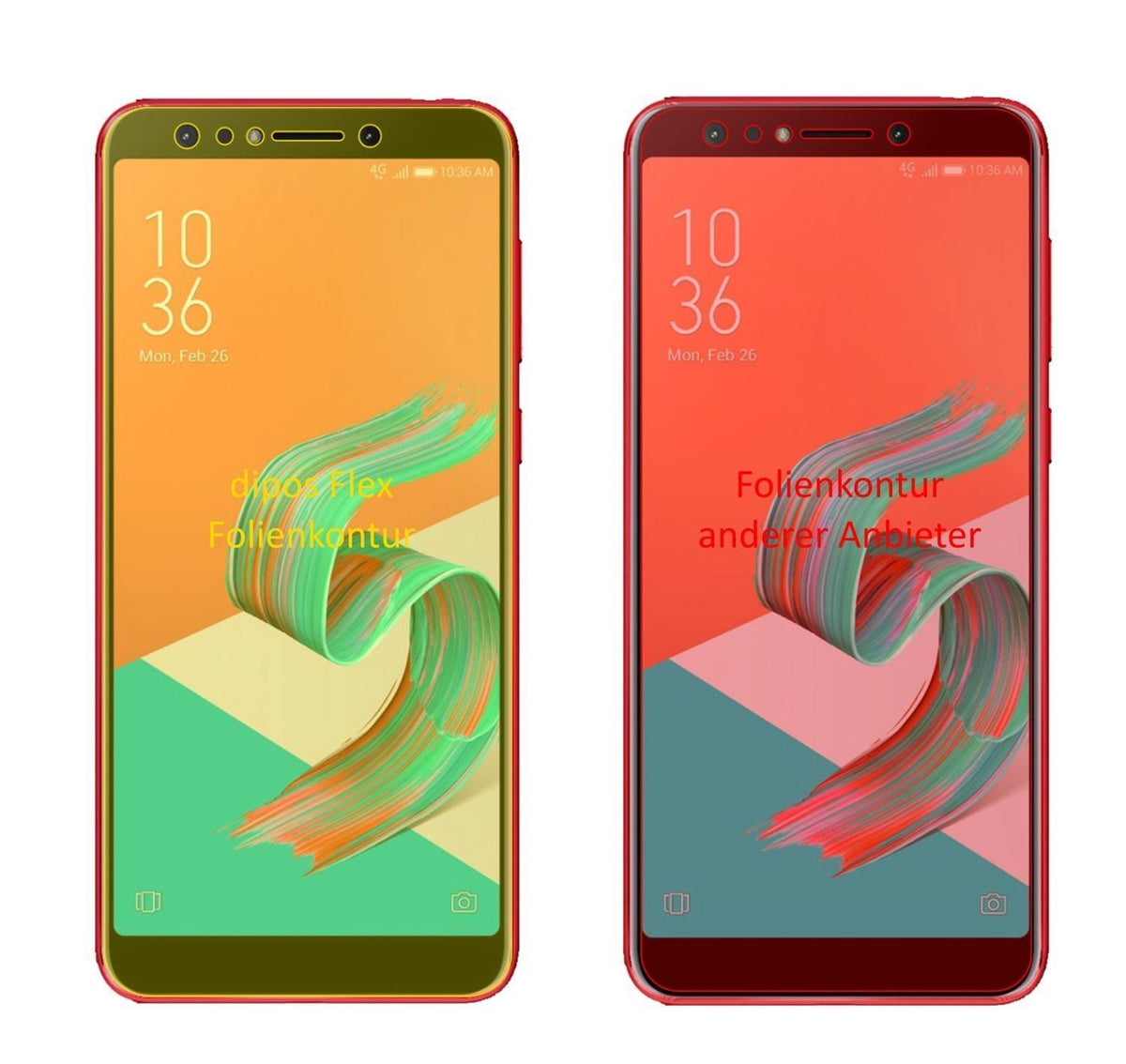 3x 3D Full Cover Schutzfolie für Asus Zenfone 5 Li (2)