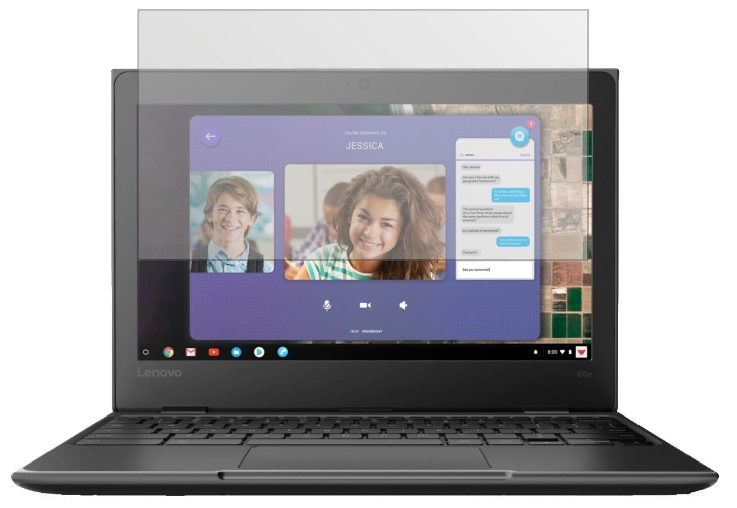1x Schutzfolie matt für Lenovo 100e Chromebook Dis (1)