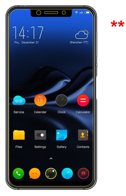 Blickschutzfolie für Elephone A4 matt Schutzfolie  (5)