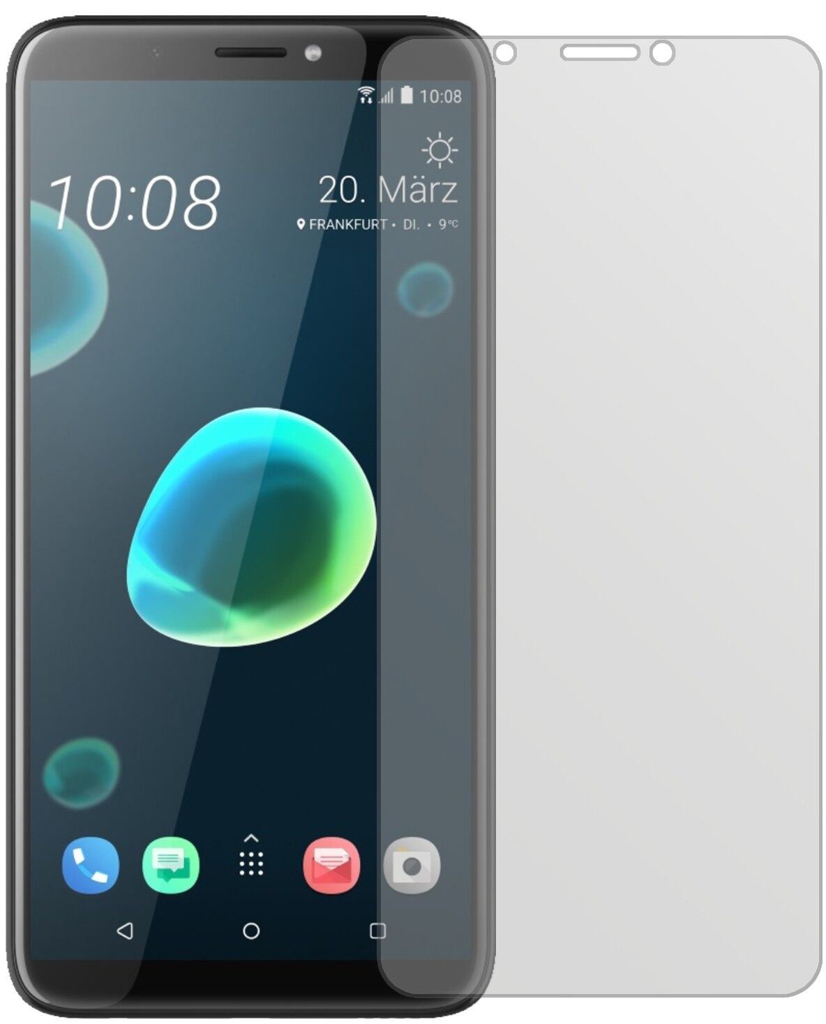 1x Schutzfolie matt für HTC Desire 12 Display-Schu (1)