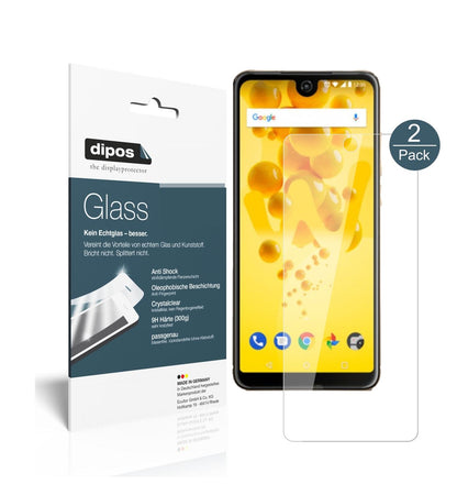2x 9H Schutzfolie für Wiko View 2 Pro Panzerfolie (1)
