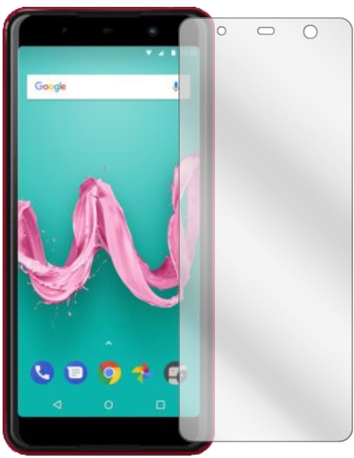2x Schutzfolie klar für Wiko Lenny 5 Display-Schut (2)